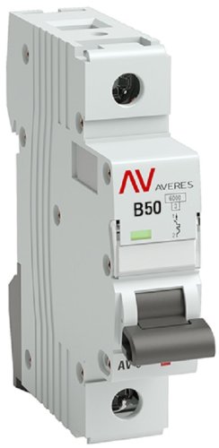 Выключатель автоматический EKF Averes AV-6 1п 50А B 6кА картинка